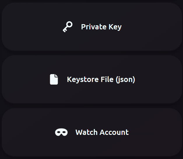 Accounts Keystore File