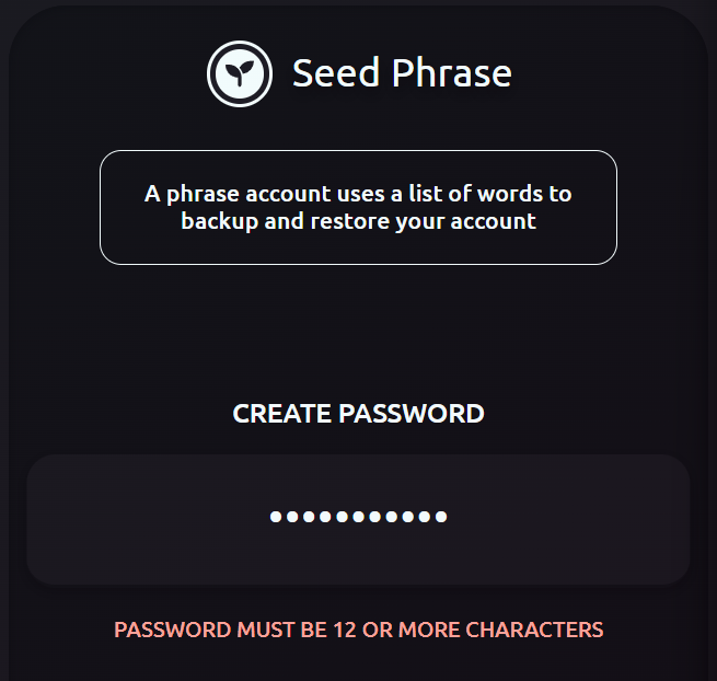 Seed Phrase Password